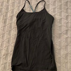 ivivva black fitted tank top